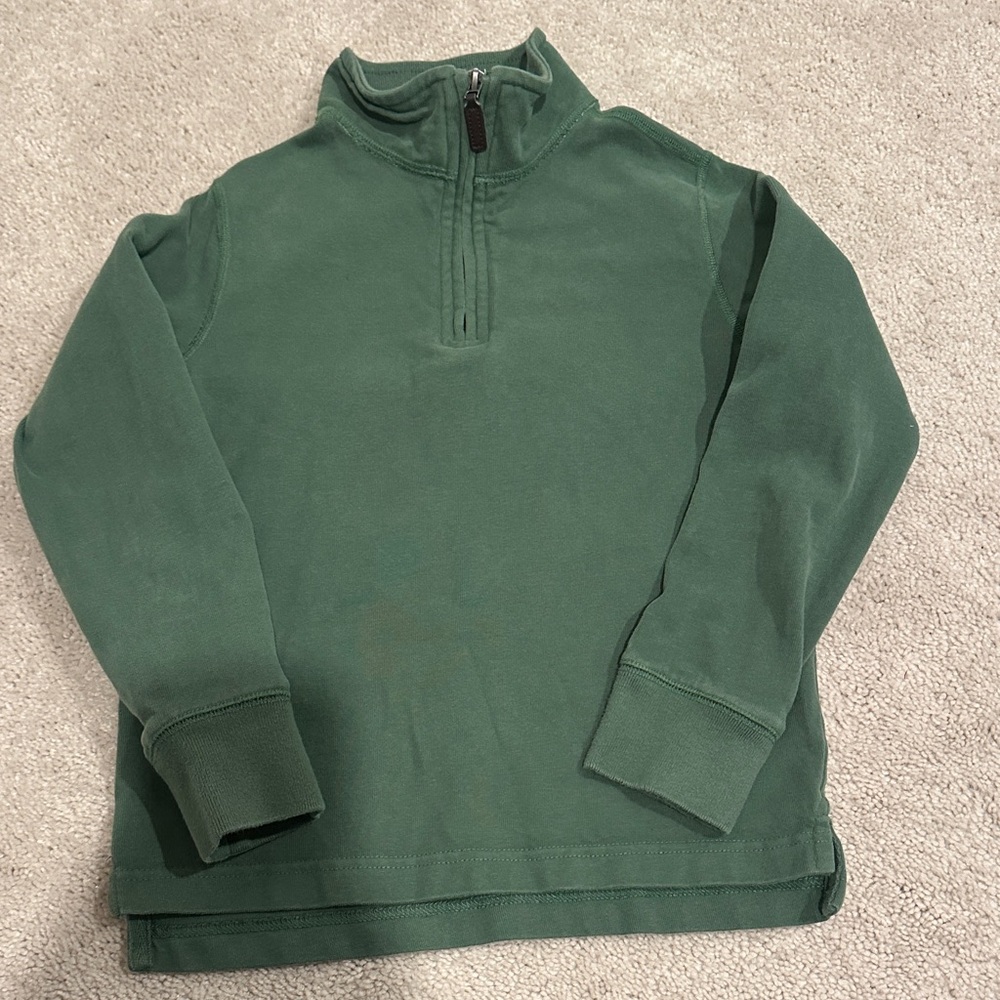 Boys JCrew 1/4 zip sweatshirt-size small